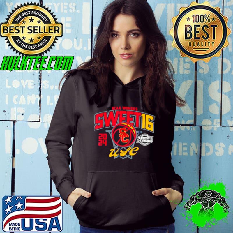 USC Trojans 2024 NCAA Women’s Basketball Sweet 16 March Madness s Hoodie USC Trojans 2024 NCAA Women’s Basketball Sweet 16 March Madness s Hoodie