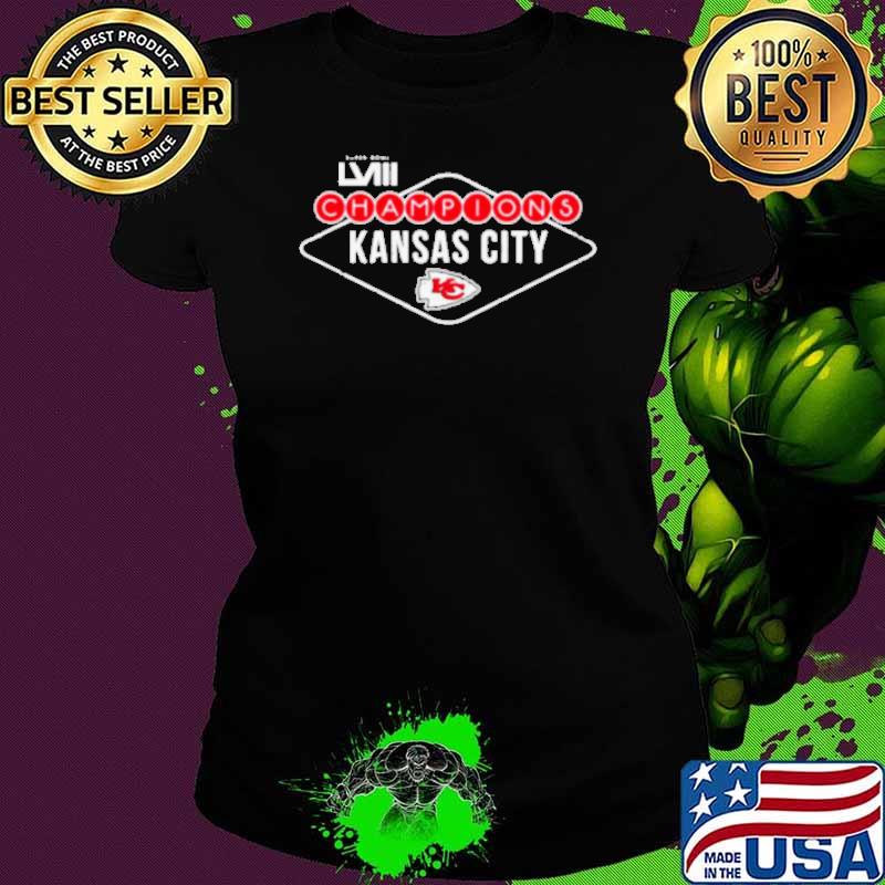 Vegas Sign Kansas City Chiefs Super Bowl LVIII Champions shirt