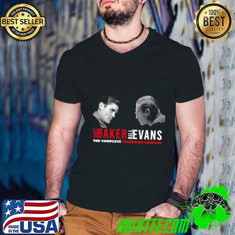 Vintage Bill Jarr Evans The Complete Legend Music Session Album T-Shirt Guys V Neck Vintage Bill Jarr Evans The Complete Legend Music Session Album T-Shirt Guys V Neck