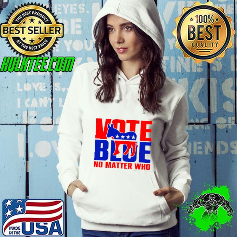 Vote Blue No Matter Who Donkey Election 2024 T-Shirt
