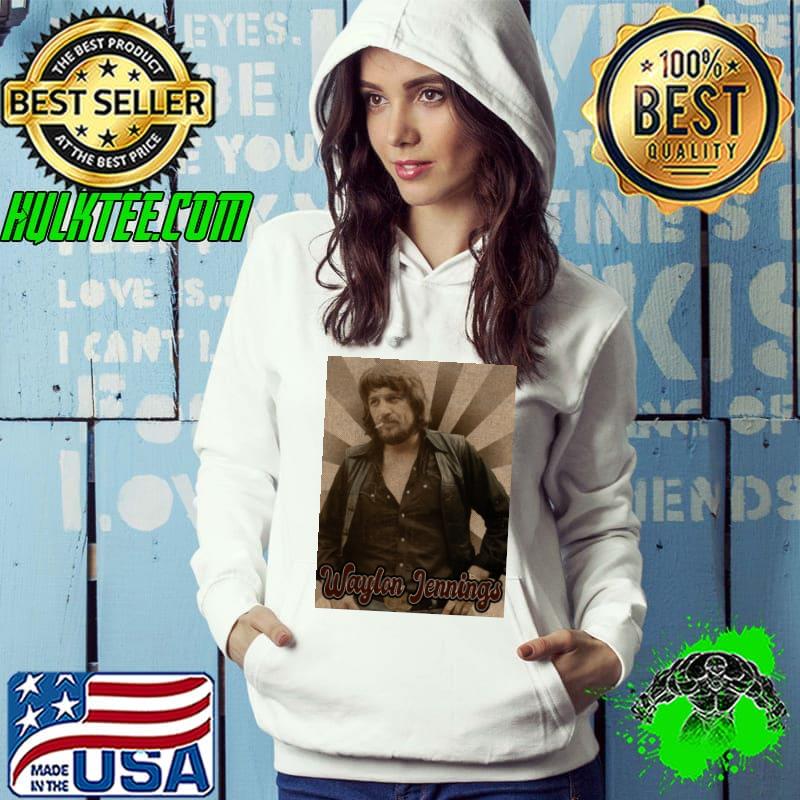 Waylon Jennings American singer songwriter musician and actor T-Shirt