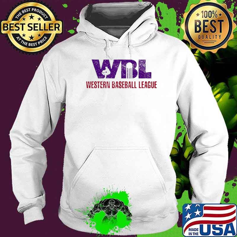 Western Baseball League WBL logo s Hoodie Western Baseball League WBL logo s Hoodie