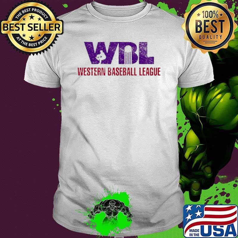 Western Baseball League WBL logo shirt Western Baseball League WBL logo shirt