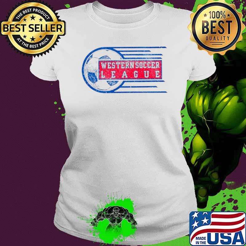 Western Soccer League logo s Ladies tee Western Soccer League logo s Ladies tee
