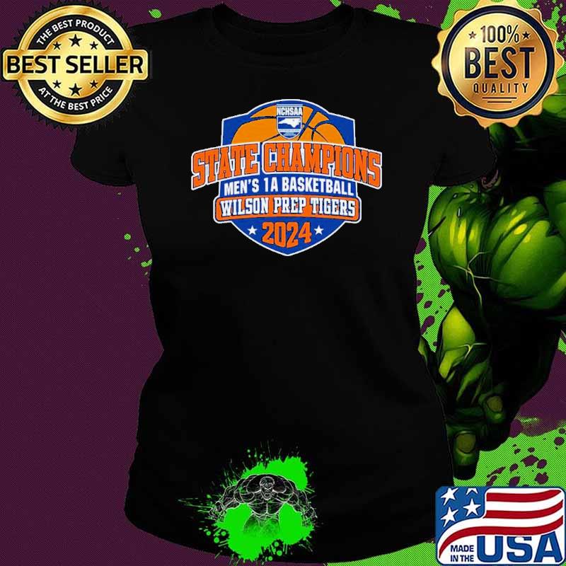 Wilson Prep Tigers 2024 NCHSAA Men’s 1A basketball State Champions shirt