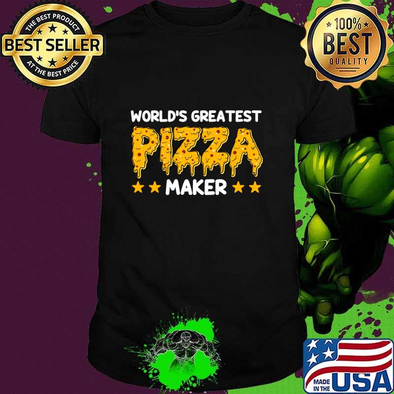 World's Greatest Pizza Maker Stars T-Shirt