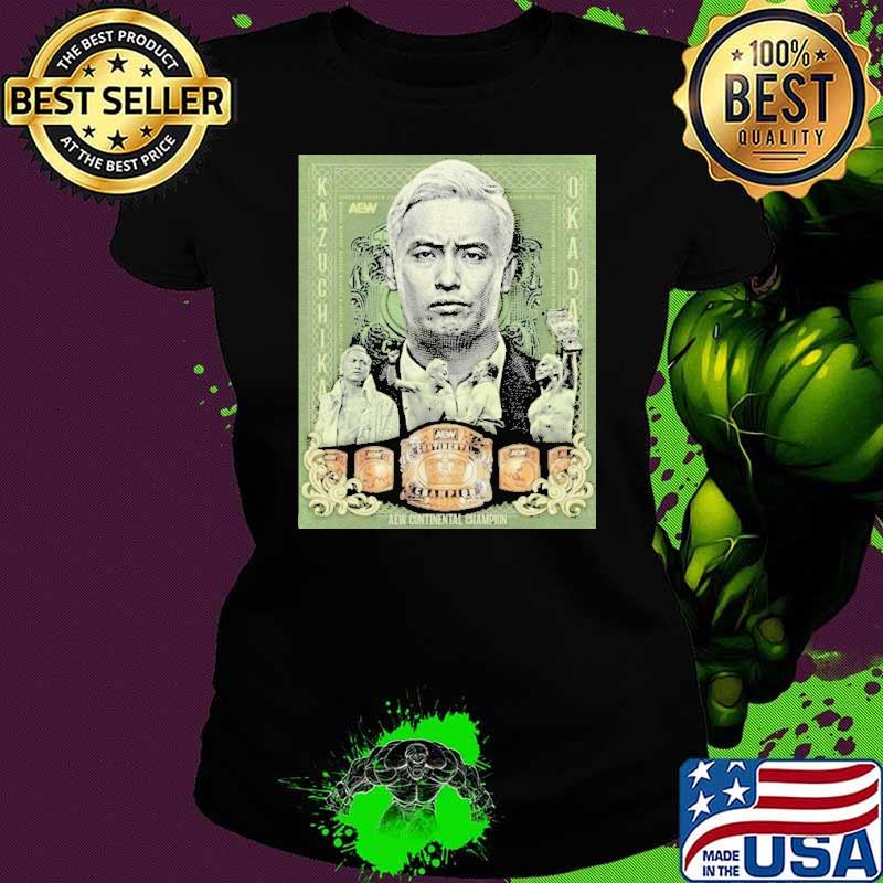 WWE Kazuchika Okada Aew Continental Champion Shirt