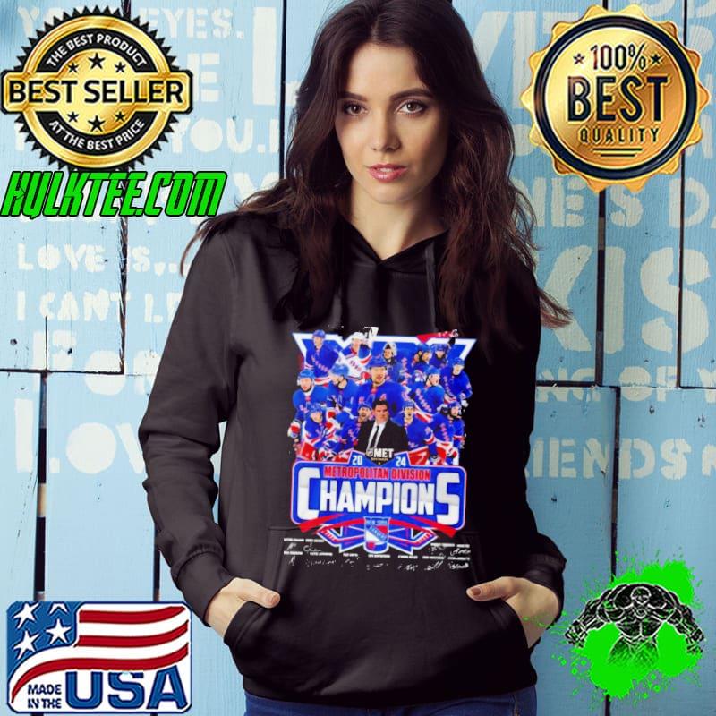 2024 Metropolitan Division Champions Vancouver Canucks Signatures Shirt