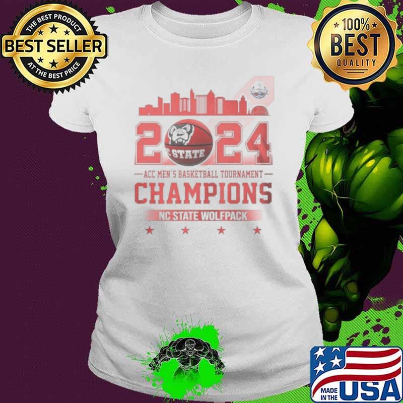 2024 NC State Wolfpack Champions ACC Men’s Basketball Shirt