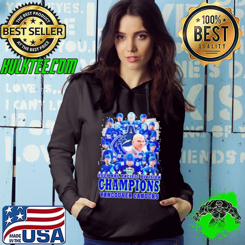 2024 NHL Pacific Division Champions Vancouver Canucks Hockey Team Shirt