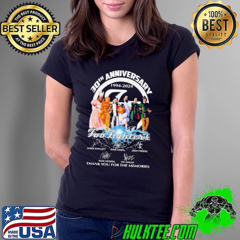30th Anniversary 1994-2024 Foo Fighters Thank You For The Memories Shirt