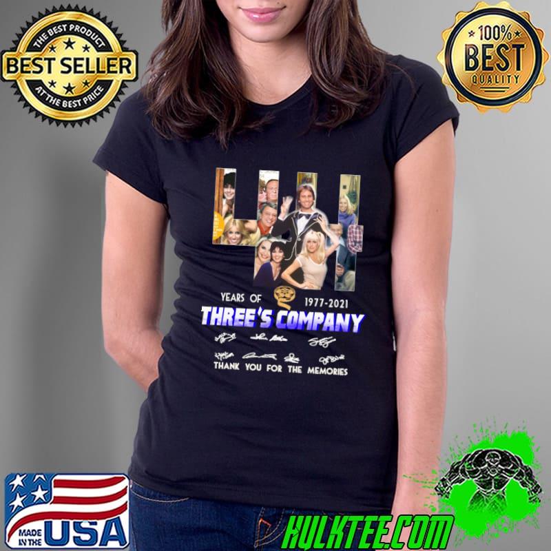 44 Year Of 1977-2021 Comedy Threes Movies Thank YOu For The Memories Signature T-Shirt