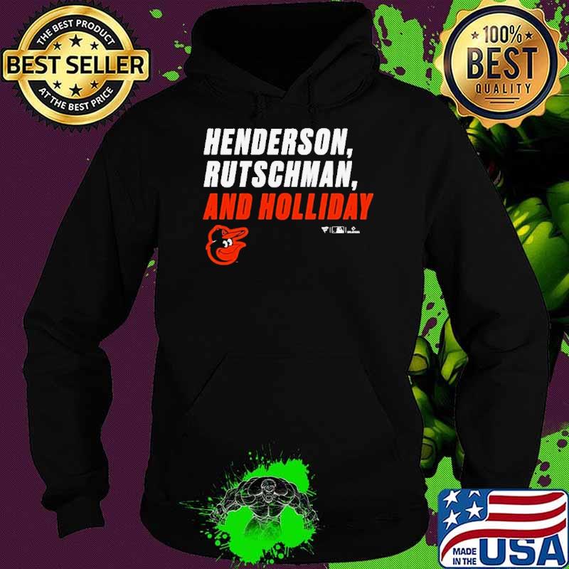 Adley Rutschman, Gunnar Henderson, & Jackson Holliday Baltimore Orioles Stacked Names s Hoodie Adley Rutschman, Gunnar Henderson, & Jackson Holliday Baltimore Orioles Stacked Names s Hoodie