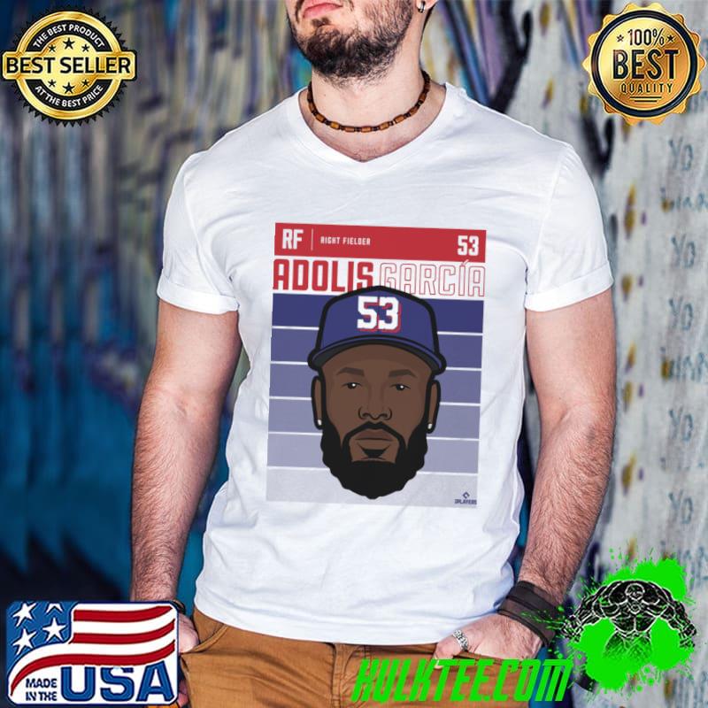 Adolis Garcia Cuban professional baseball outfielder Texas Fade T-Shirt