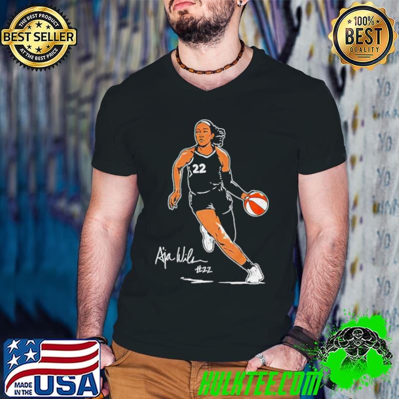 A’ja Wilson Las Vegas Aces Superstar Pose shirt A’ja Wilson Las Vegas Aces Superstar Pose shirt