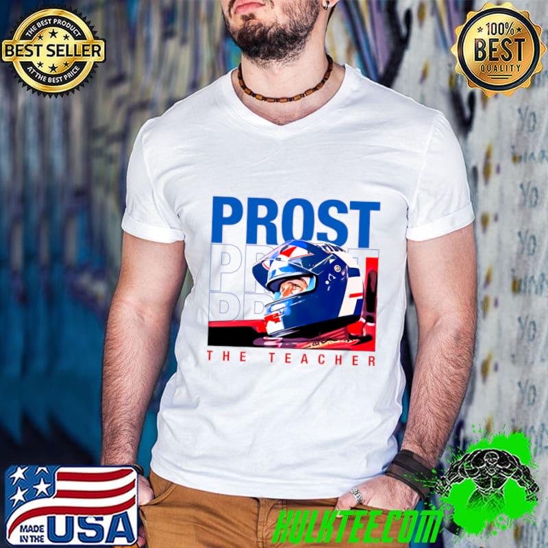 Alain Prost French retired racing driver Legend Retro T-Shirt