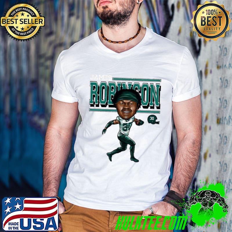 American football running back for the New Orleans Saints james robinson cartoon T-Shirt