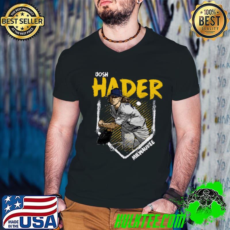 American professional baseball pitcher josh hader base T-Shirt Guys V Neck American professional baseball pitcher josh hader base T-Shirt Guys V Neck