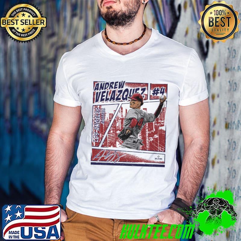 Andrew Velazquez Los Angeles A Comic American professional baseball infielder T-Shirt
