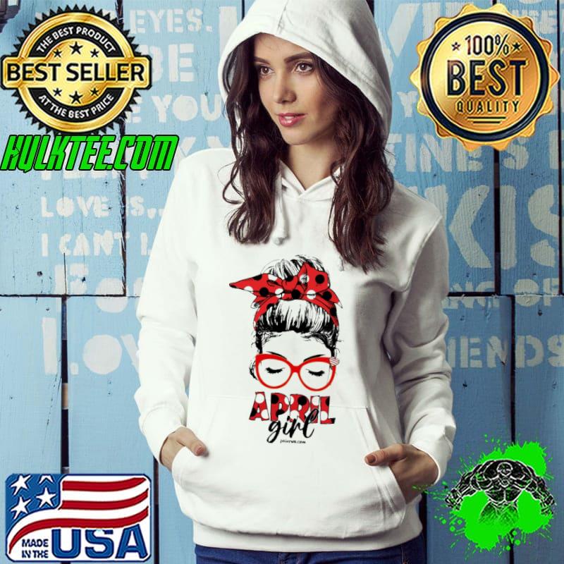 April girl messy bun hair s Hoodie April girl messy bun hair s Hoodie
