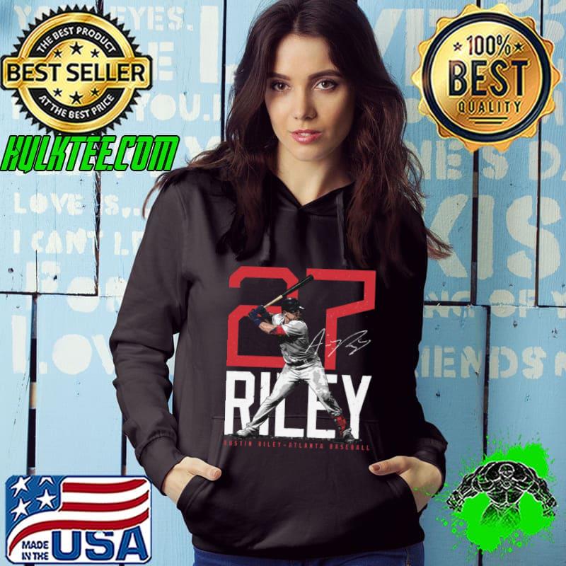 Austin Riley American professional baseball third baseman Atlanta Bold Number T-Shirt Austin Riley American professional baseball third baseman Atlanta Bold Number T-Shirt