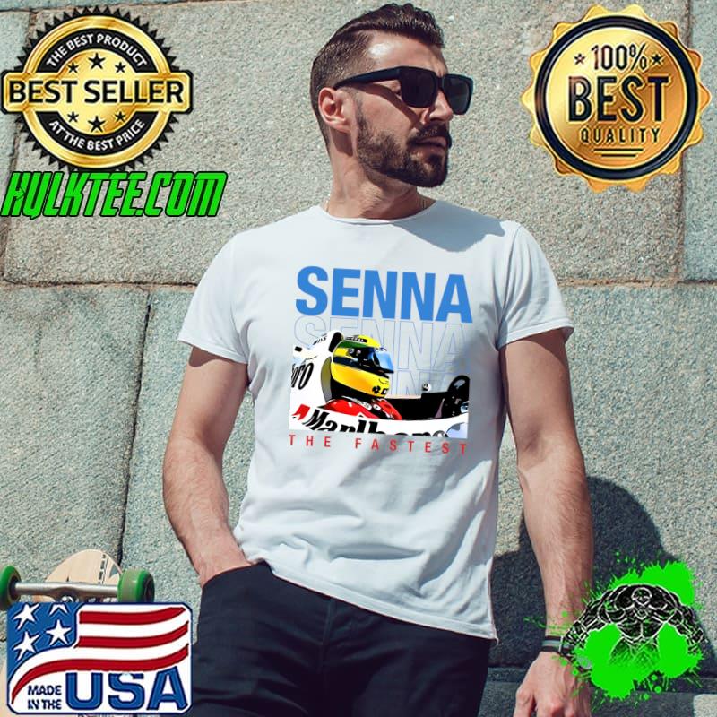 Ayrton Senna Brazilian racing driver The Fastest Legend T-Shirt Unisex Ayrton Senna Brazilian racing driver The Fastest Legend T-Shirt Unisex