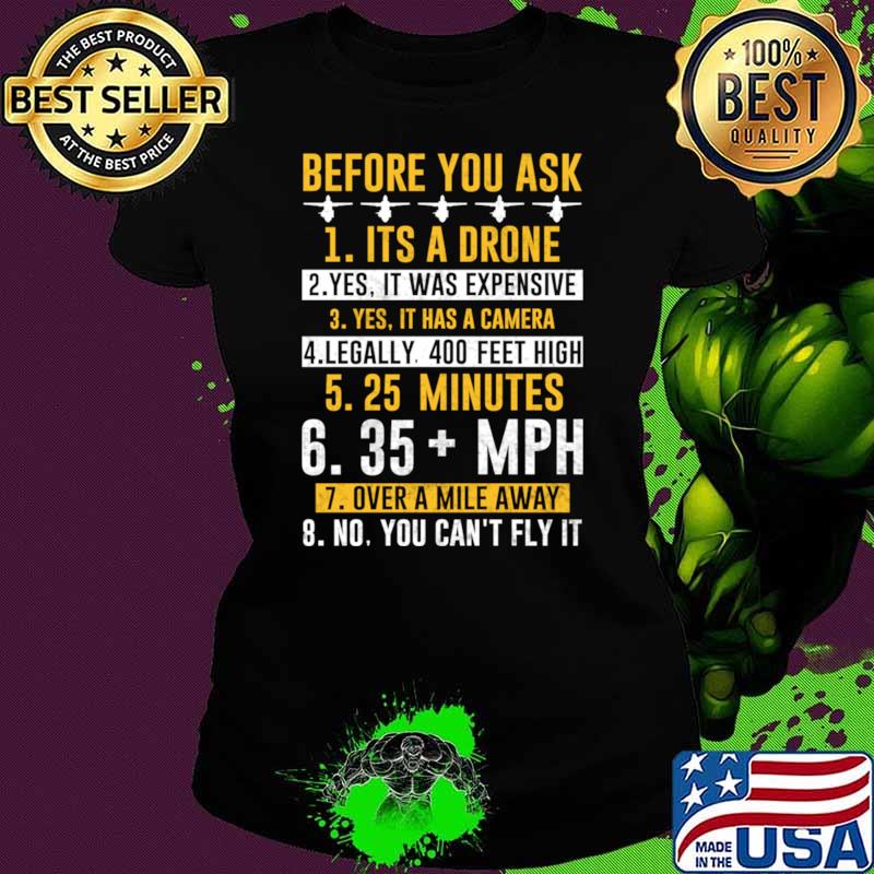 Before you ask its a drone it was expensive over a mile away T-Shirt