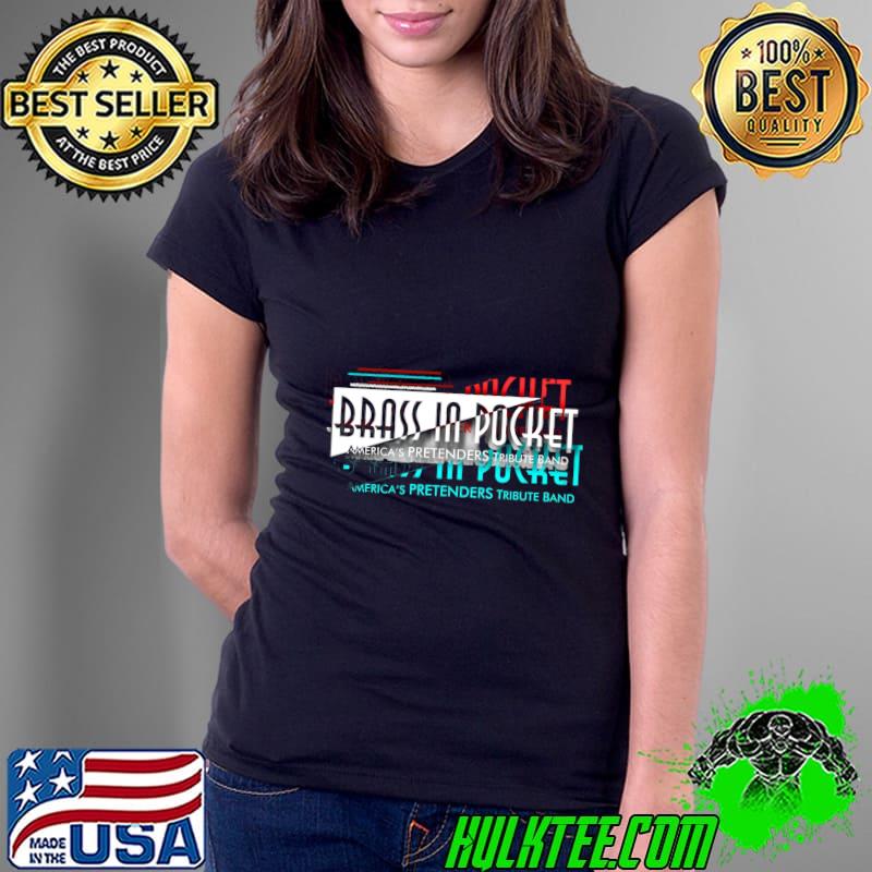 BiP Tri-Color Logo Tribute Band T-Shirt Ladies Tee BiP Tri-Color Logo Tribute Band T-Shirt Ladies Tee