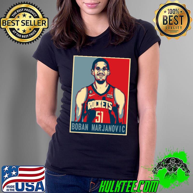 Boban Marjanovic Serbian professional basketball player Houston Rockets T-Shirt