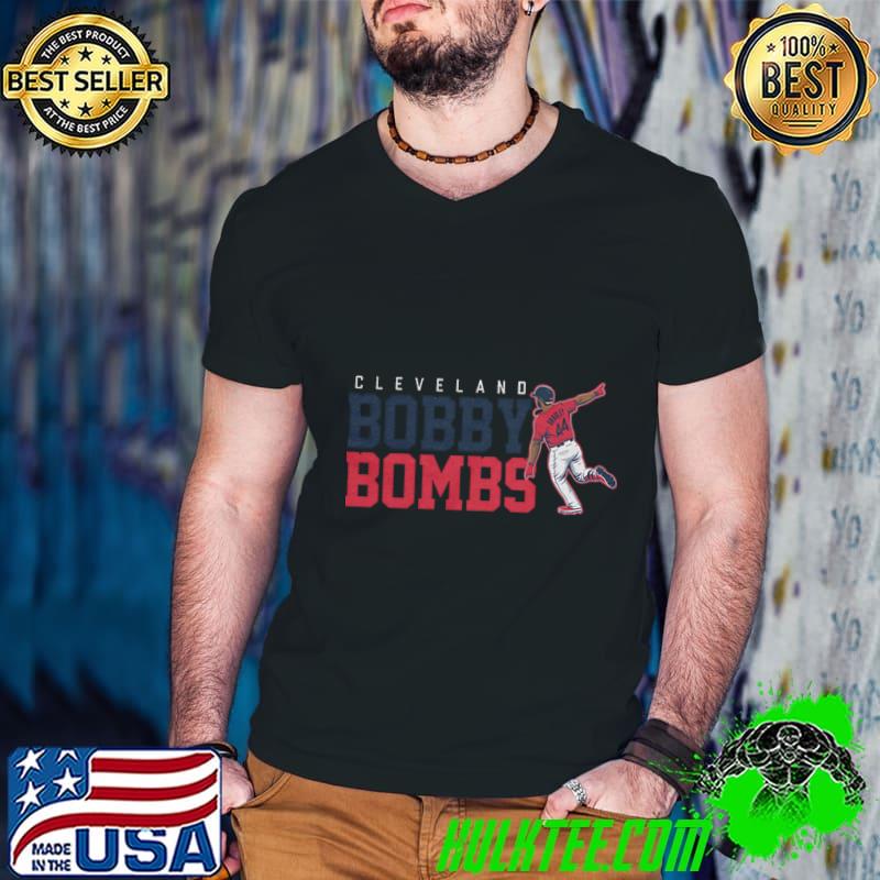 Bobby Bradley American professional baseball first baseman Bombs T-Shirt