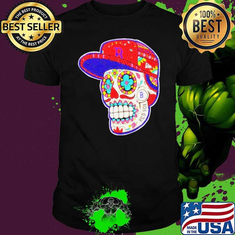 Boston Red Sox sugar skull shirt