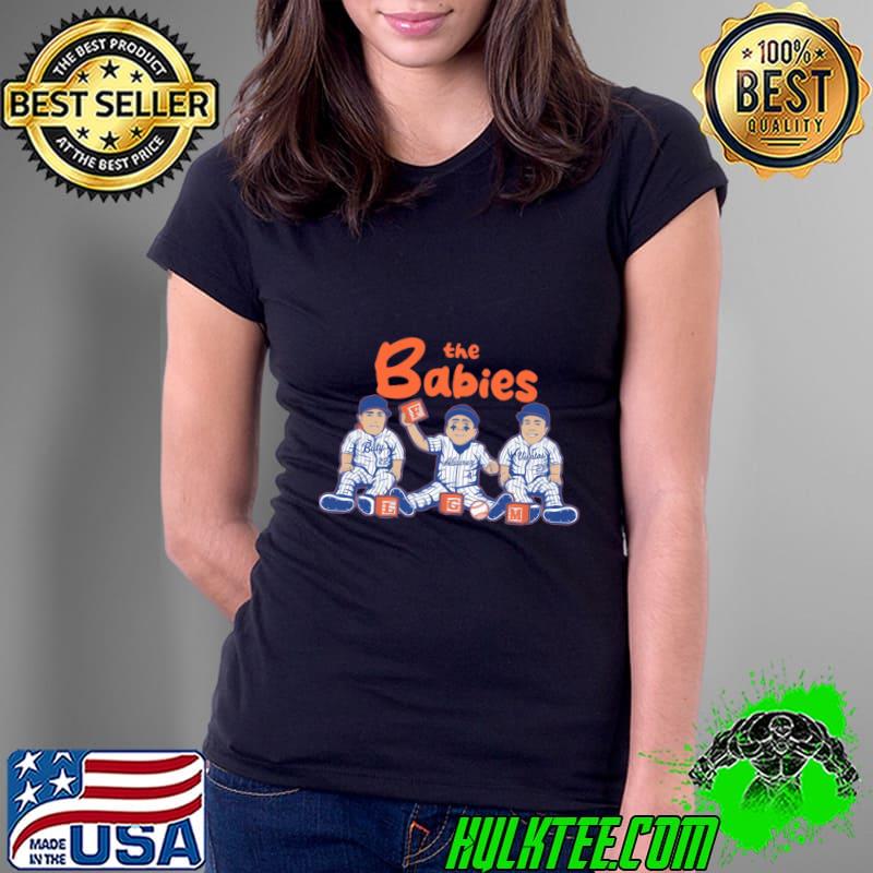 Brett Baty Francisco Alvarez & Mark Vientos The Babies T-Shirt Ladies Tee Brett Baty Francisco Alvarez & Mark Vientos The Babies T-Shirt Ladies Tee