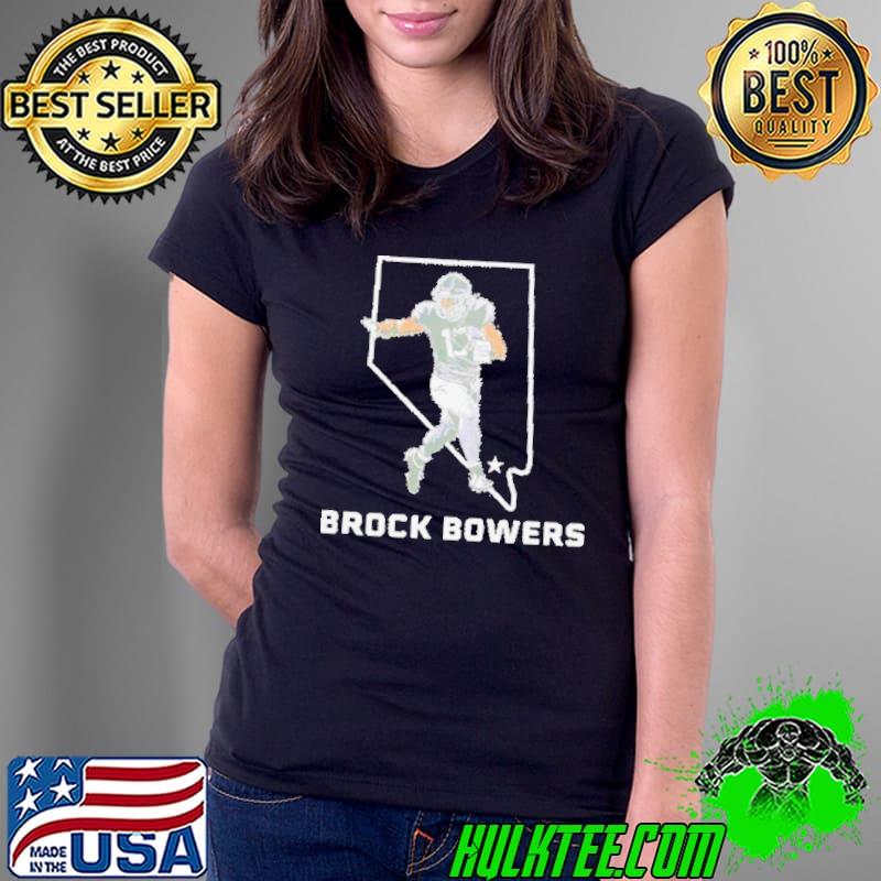 Brock Bowers Las Vegas Raiders State Star s Ladies Tee Brock Bowers Las Vegas Raiders State Star s Ladies Tee