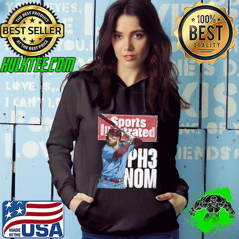 Bryce Harper Sports Illustrated & Philadelphia PH3NOM T-Shirt