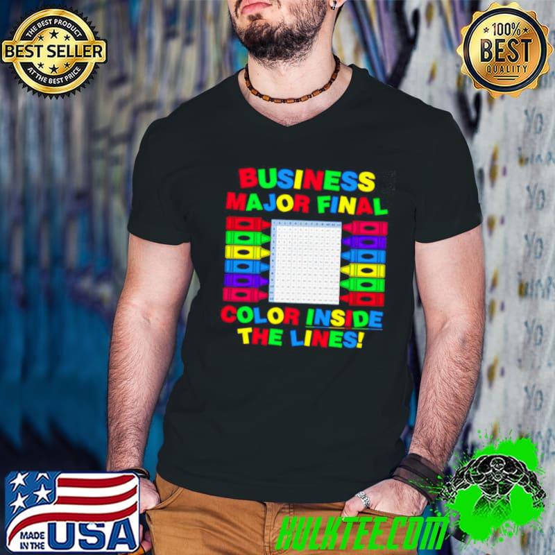 Business major final color inside the lines s Guys V Neck Business major final color inside the lines s Guys V Neck