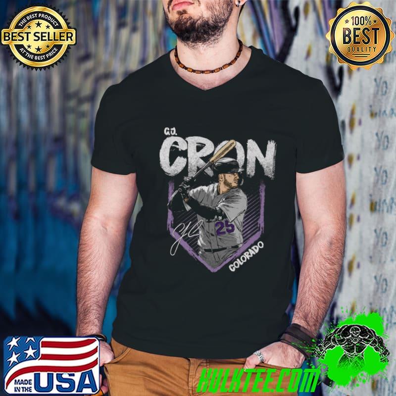 C.J. Cron American professional baseball first baseman and designated hitter Colorado Base T-Shirt