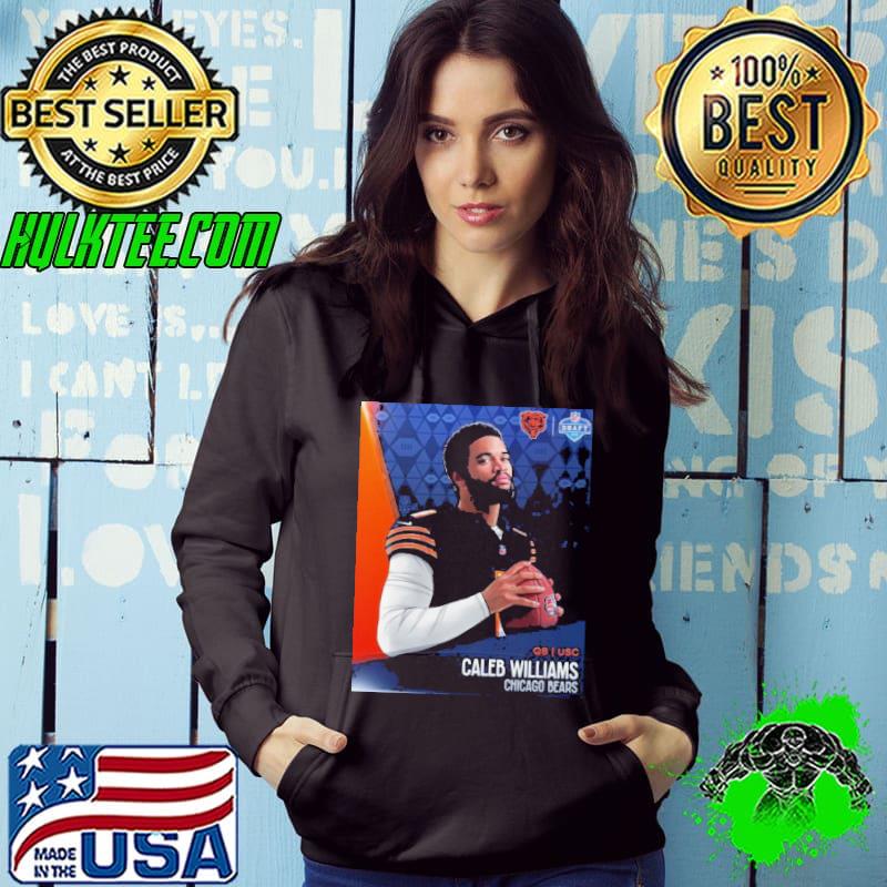 Caleb Williams Chicago Bears No. 1 NFL Draft Shirt Hoodie Caleb Williams Chicago Bears No. 1 NFL Draft Shirt Hoodie