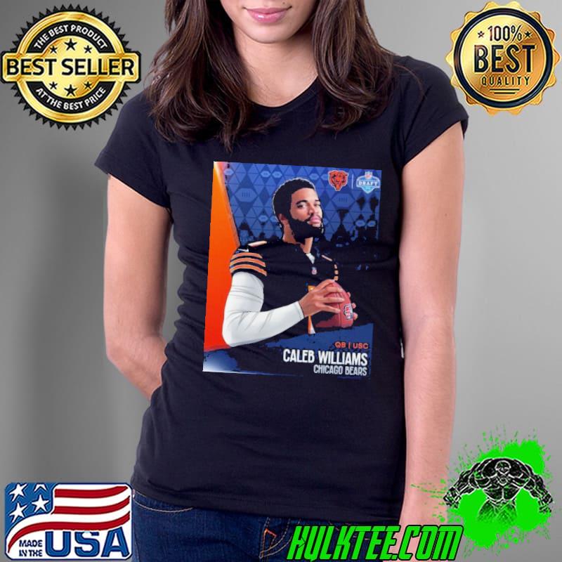 Caleb Williams Chicago Bears No. 1 NFL Draft Shirt Ladies Tee Caleb Williams Chicago Bears No. 1 NFL Draft Shirt Ladies Tee