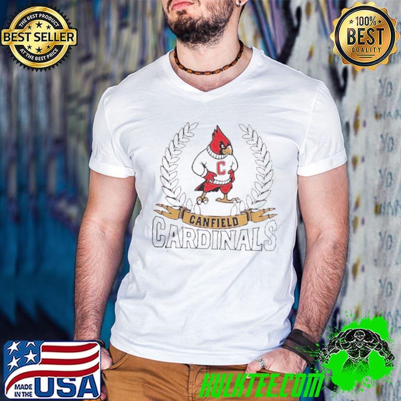 Canfield Cardinals Mascot Shirt Guys V Neck Canfield Cardinals Mascot Shirt Guys V Neck