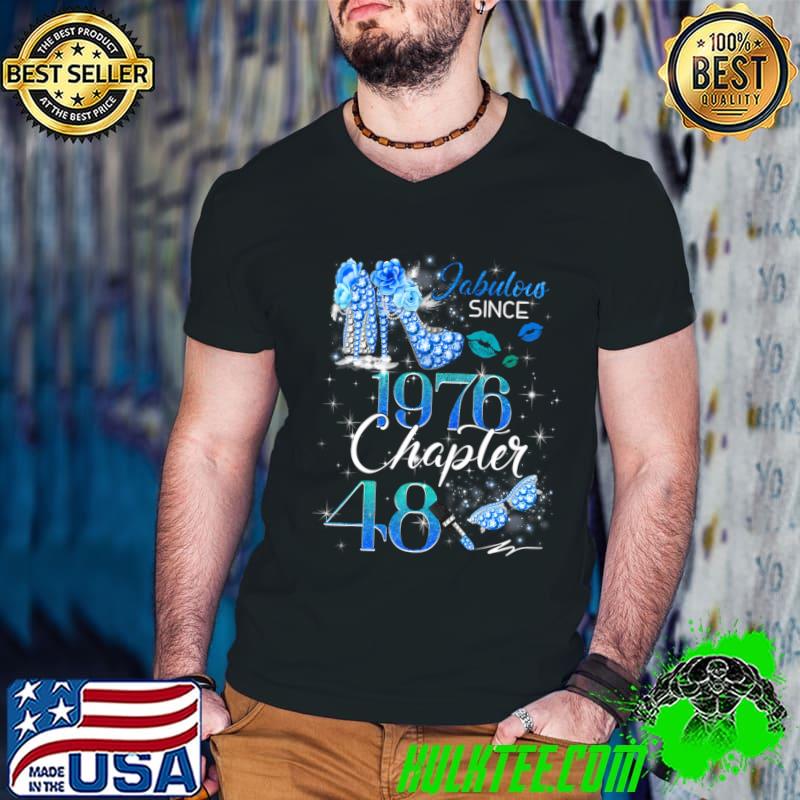 Chapter 48 Fabulous Since 1976 48th Birthday Queen Diamond T-Shirt