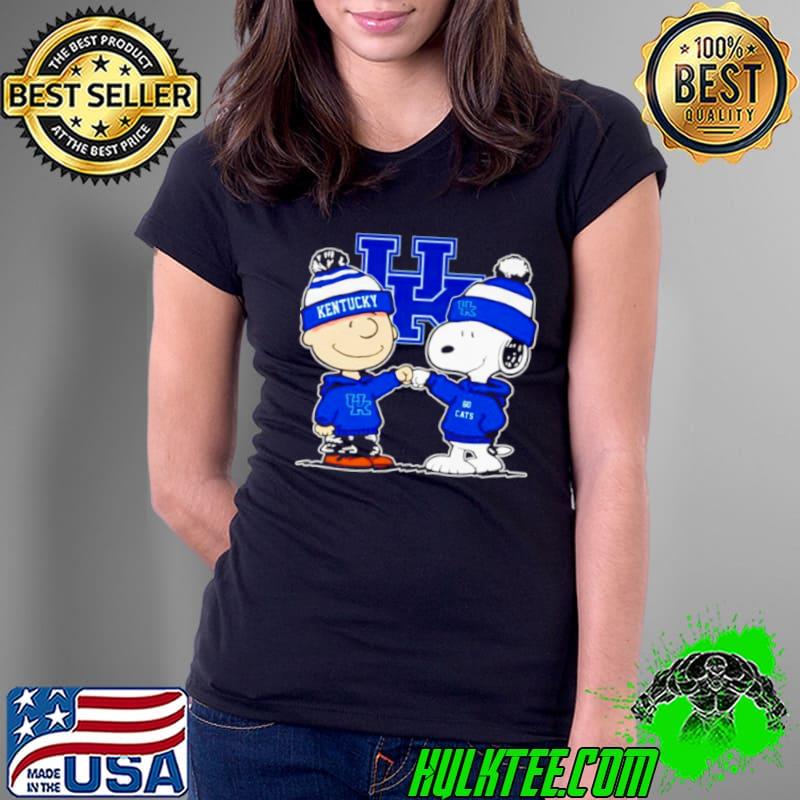 Charlie-Brown-and-Snoopy-go-Kentucky-Wildcats-shirt