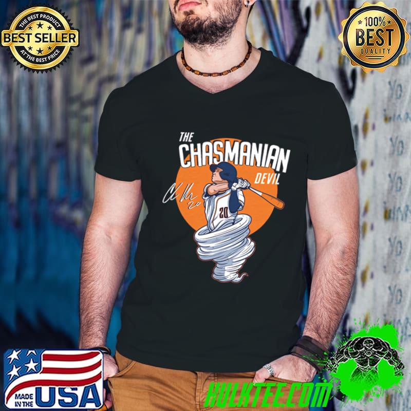Chas McCormick American professional baseball outfielder Chasmanian Devil T-Shirt