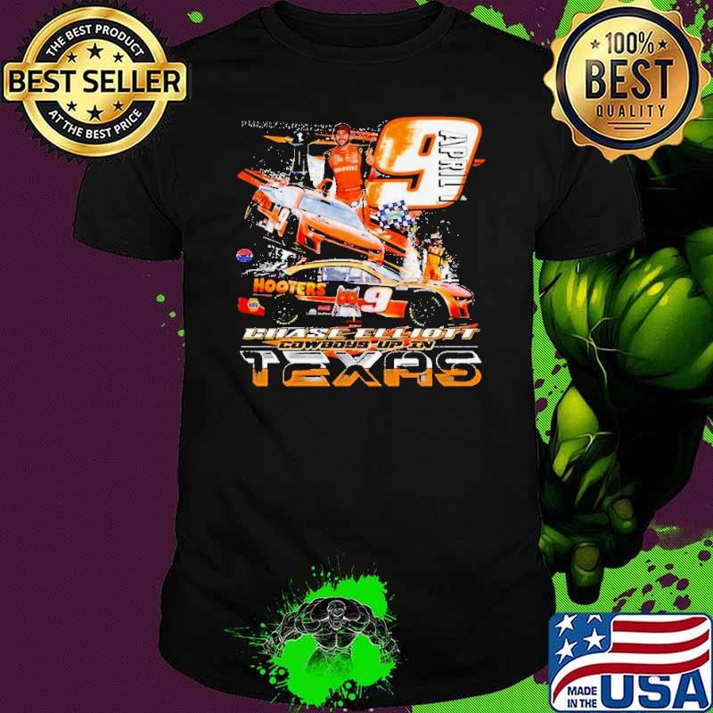 Chase Elliott Cowboys Up In Texas Win Shirt