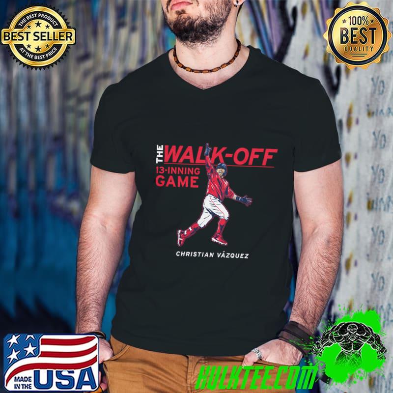 Christian Vazquez Puerto Rican professional baseball catcher The Walk-Off T-Shirt