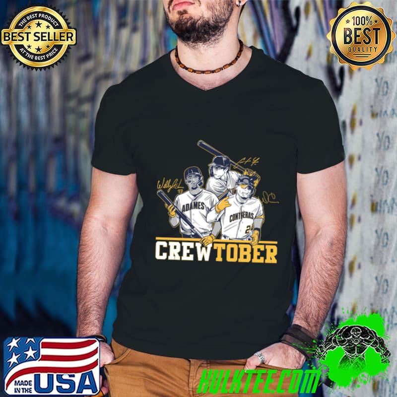 Christian Yelich Willy Adames & William Contreras Crewtober T-Shirt