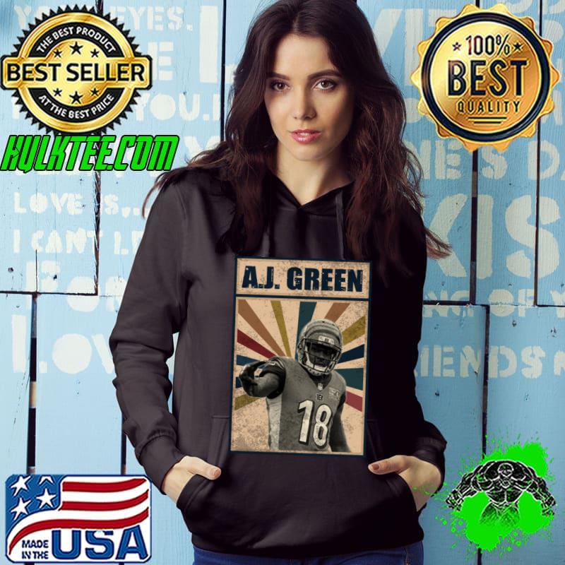Cincinnati Bengals A.J. Green American former football wide receiver T-Shirt Hoodie Cincinnati Bengals A.J. Green American former football wide receiver T-Shirt Hoodie