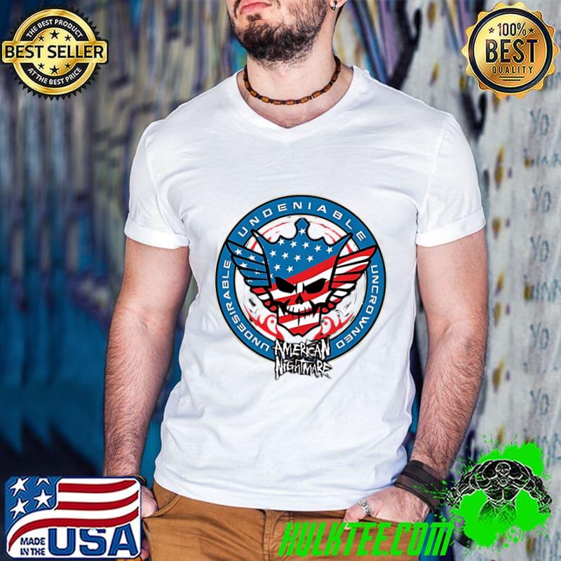 Cody Rhodes Skull American Flag American professional wrestler T-Shirt