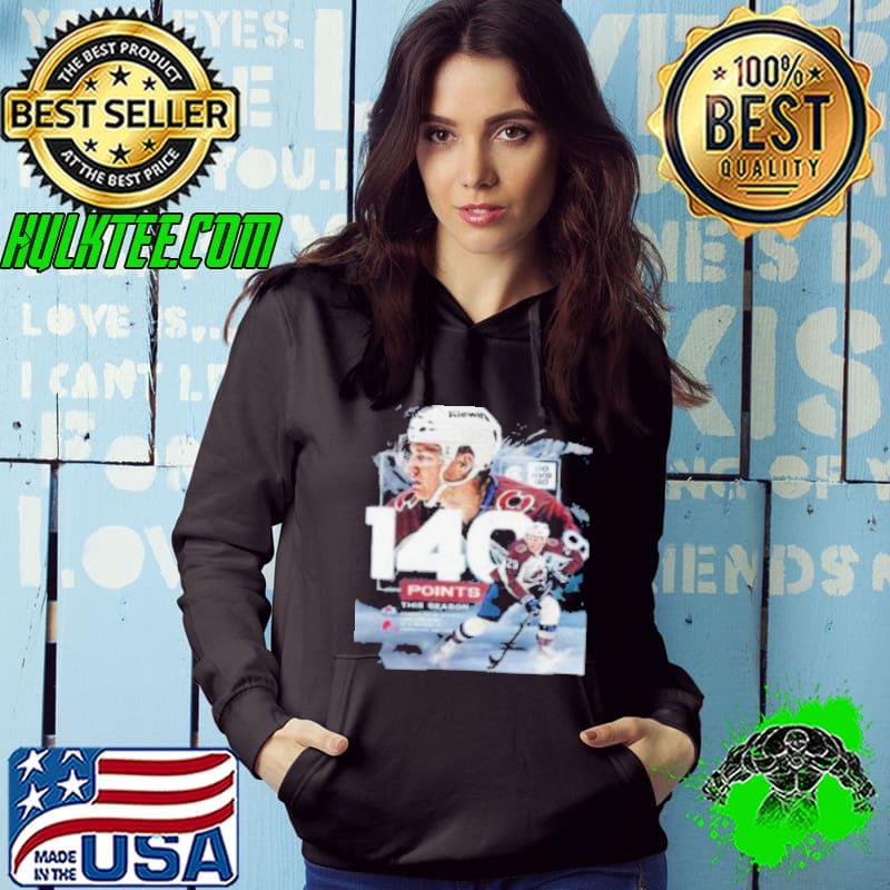 Congrats Nathan MacKinnon From Colorado Avalanche For Scoring 140 Points In This Season Classic Shirt