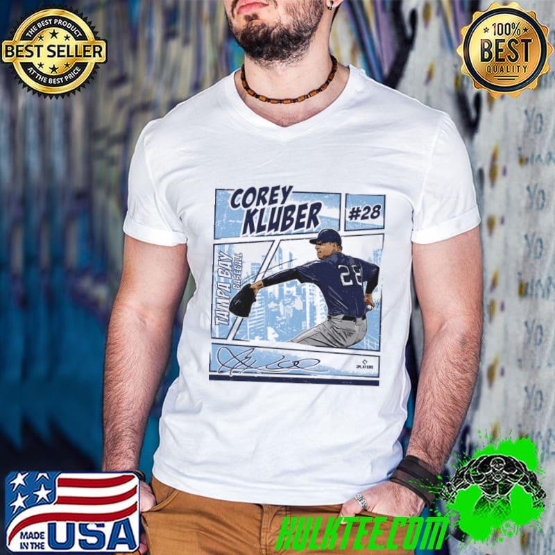 Corey Kluber American former professional baseball pitcher Tampa Bay Comic T-Shirt