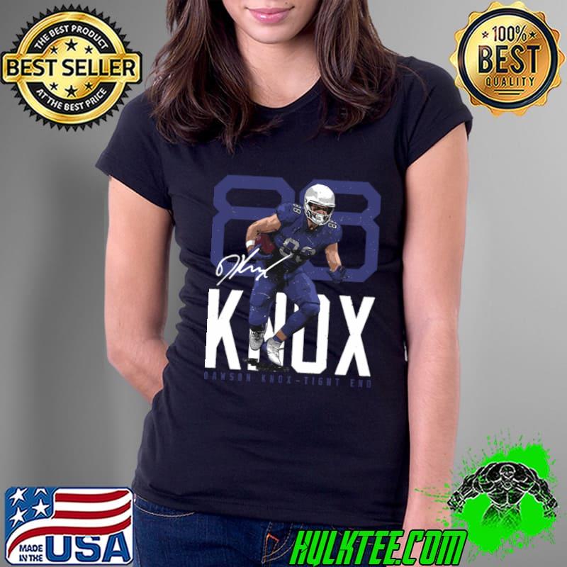 Dawson Knox American football tight end Buffalo Bold Number T-Shirt